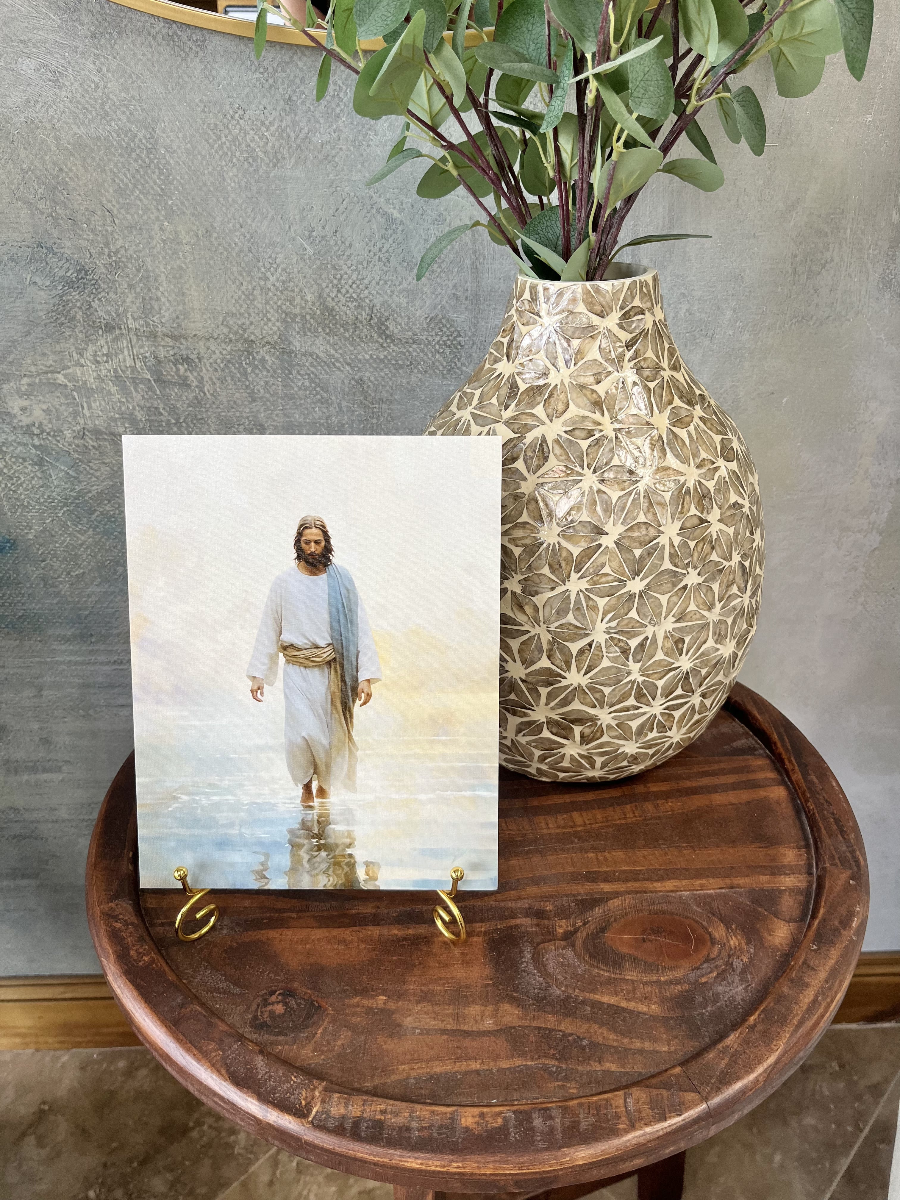 Jesus Walks on Water Special Promo With Easel Included
