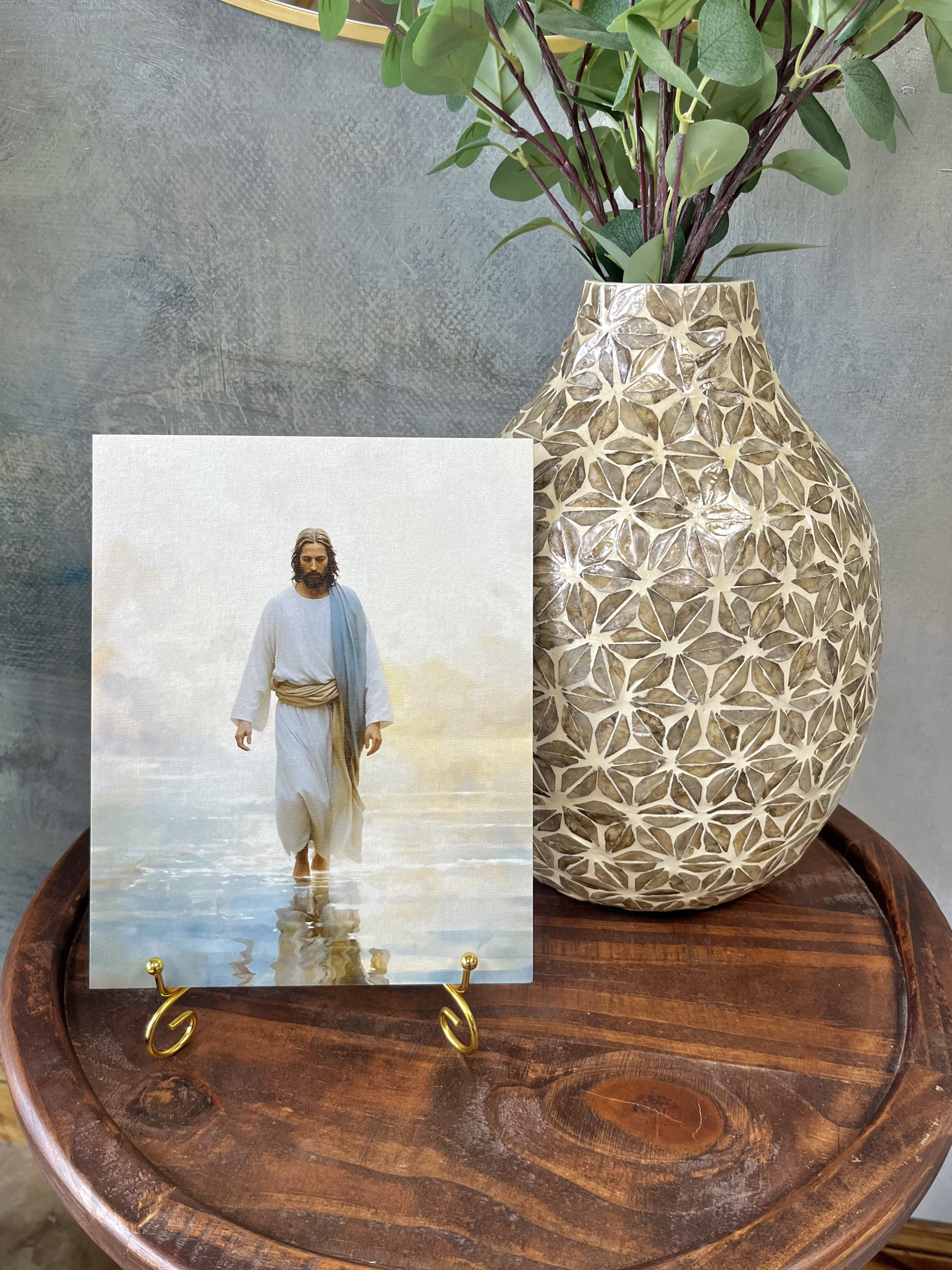 Jesus Walks on Water Special Promo With Easel Included