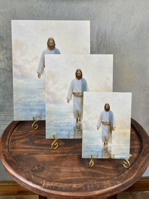 Jesus Walks on Water Special Promo With Easel Included