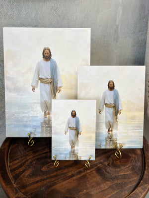 Jesus Walks on Water Special Promo With Easel Included