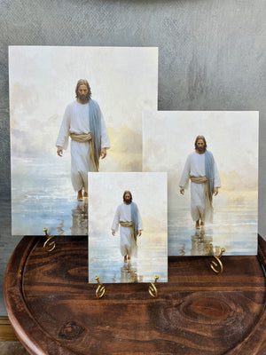 Jesus Walks on Water Special Promo With Easel Included