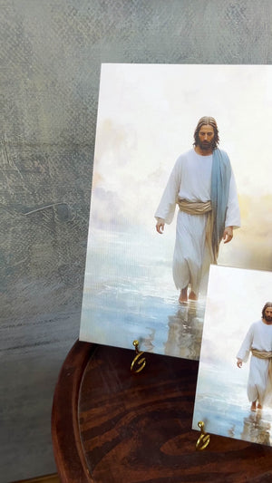 Jesus Walks on Water Special Promo With Easel Included