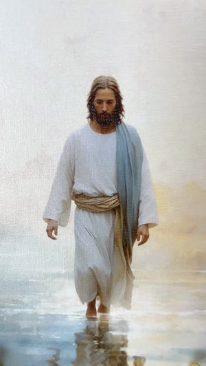 Jesus Walks on Water Special Promo With Easel Included