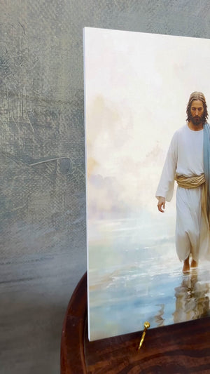 Jesus Walks on Water Special Promo With Easel Included