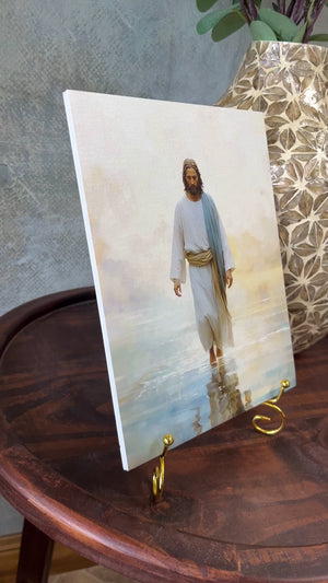 Jesus Walks on Water Special Promo With Easel Included